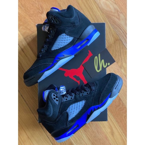 Sz 5y Air Jordan Retro 5 "Racer Blue" - Picture 5 of 5